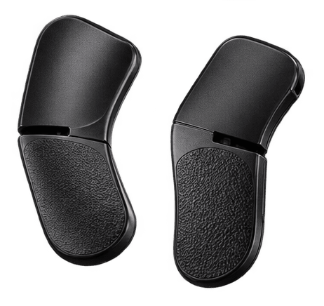 A pair of contoured GameCosmos back paddles with textured grip surfaces
