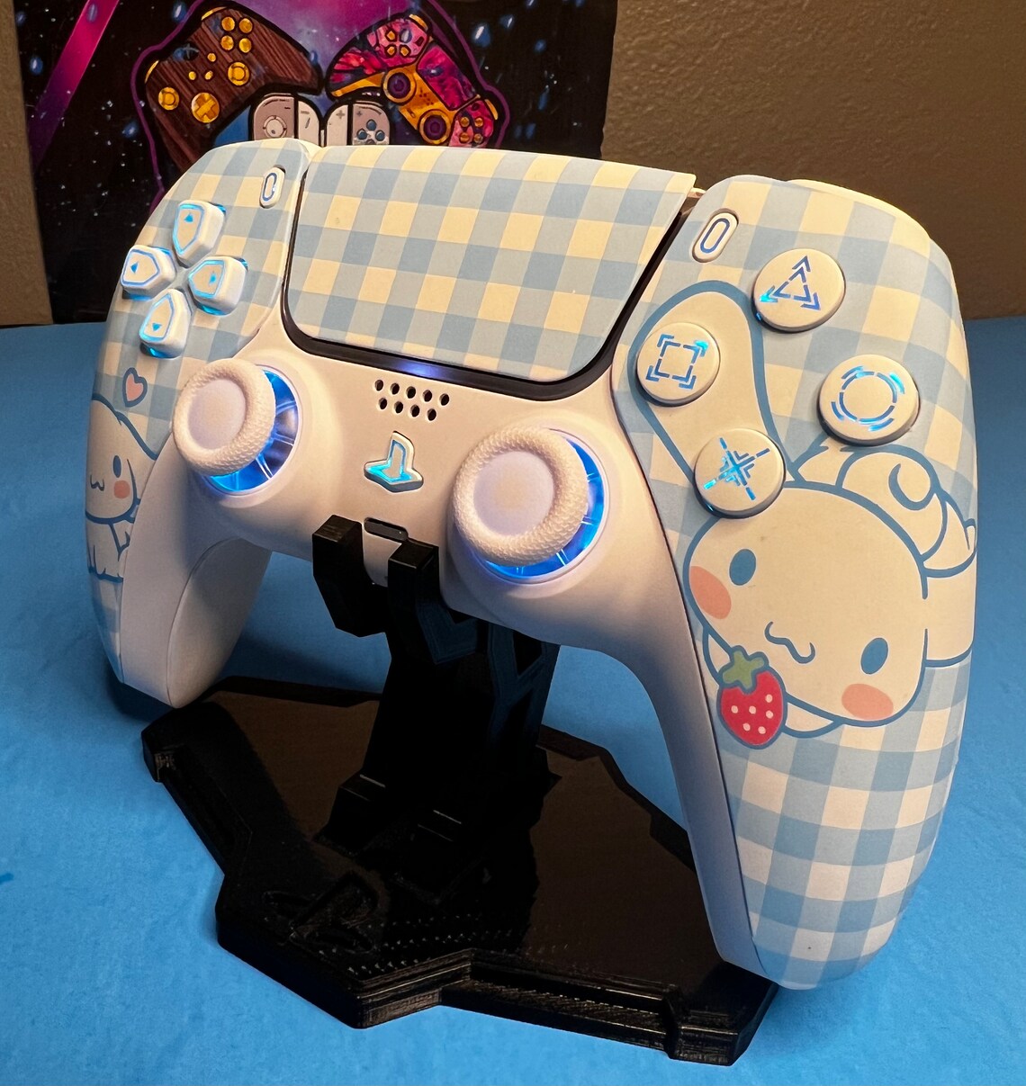 Cute Cartoon theme RGB LED Baby Blue White Pastel Premium