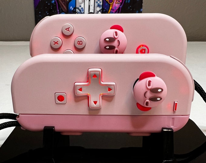 Kirby Inspired Fully Loaded Rgb Led Pastel Pink Cute Premium Custom Light Up Nintendo 