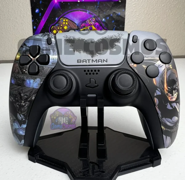 DC Comics Batman - Dark Knight Manga - RGB LED - Custom Controller For PS5 Or PC - Image 8