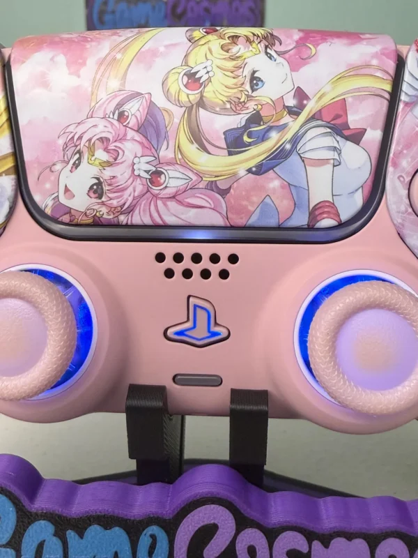 Sailor Moon And Chibiusa - RGB LED - Custom Wireless Controller for PS5 or PC - Image 4