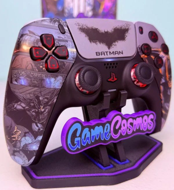 DC Comics Batman - Dark Knight Manga - RGB LED - Custom Controller For PS5 Or PC - Image 2