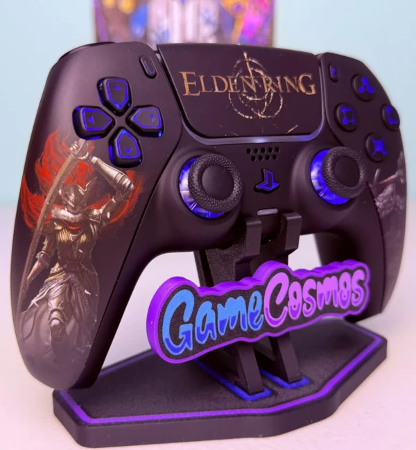 Elden Ring- RGB LED - Soft Touch Black - Custom Wireless Controller for PS5 Or PC - Image 3