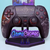 Elden Ring- RGB LED - Soft Touch Black - Custom Wireless Controller for PS5 Or PC
