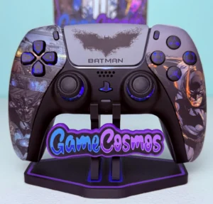 DC Comics Batman - Dark Knight Manga - RGB LED - Custom Controller For PS5 Or PC