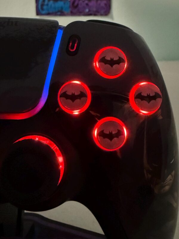 DC Comics Batman - Dark Knight Manga - RGB LED - Custom Controller For PS5 Or PC - Image 6