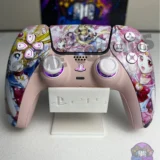 Sailor Moon And Chibiusa - RGB LED - Custom Wireless Controller for PS5 or PC