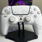 Custom Retro PS Theme - Original White - Custom Wireless Controller for PS5 Or PC