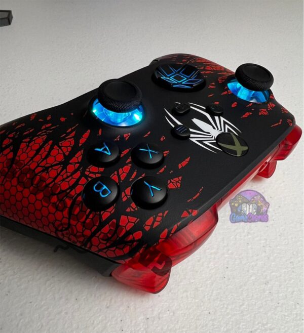 Comic Book Super Hero Theme - RGB LED - Custom Wireless Controller For Xbox Or PC - Image 2