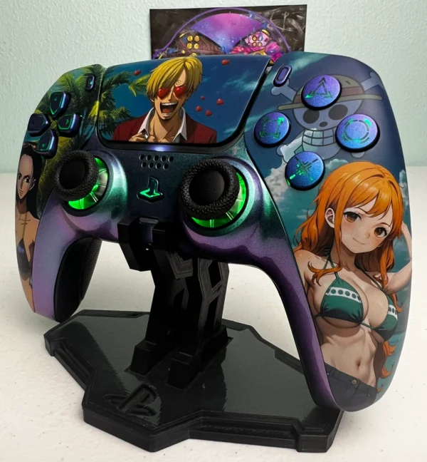 One Piece Sanji & Nami & Nico Robin - RGB LED - Custom Controller for PS5 Or PC - Image 3