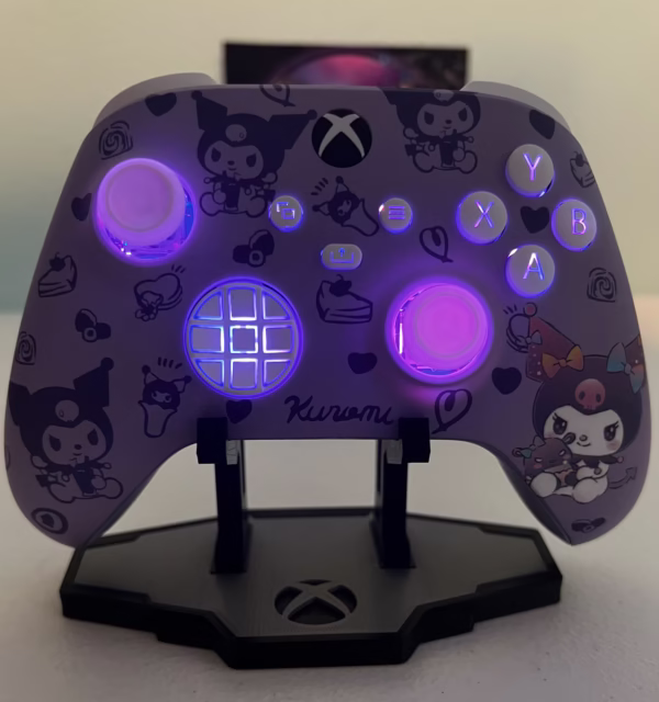 Sanrio Kuromi - Soft Violet - RGB LED - Custom Controller For Xbox Or PC - Image 2
