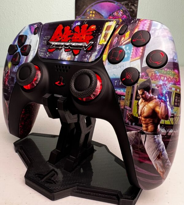 Namco Tekken - Kazuya Jin Kazama - RGB LED - Custom Controller For PS5 Or PC - Image 3