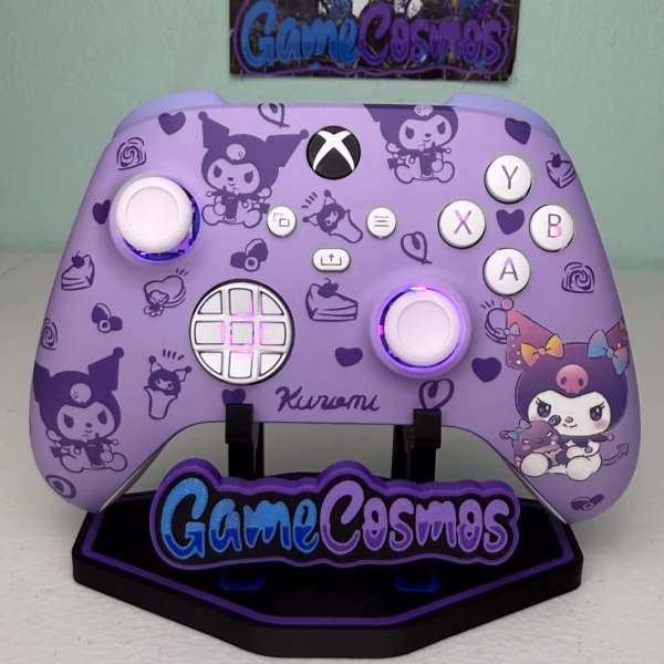 Sanrio Kuromi - Soft Violet - RGB LED - Custom Controller For Xbox Or PC