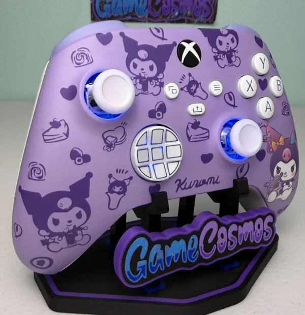 Sanrio Kuromi - Soft Violet - RGB LED - Custom Controller For Xbox Or PC - Image 5