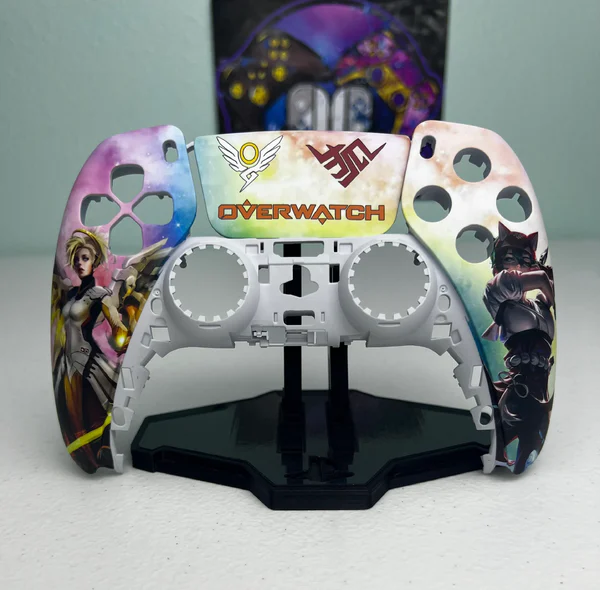 Blizzard Overwatch 2 - Mercy Kiriko - RGB LED - Custom Controller For PS5 Or PC - Image 8