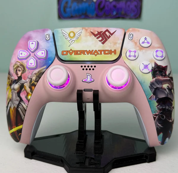 Blizzard Overwatch 2 - Mercy Kiriko - RGB LED - Custom Controller For PS5 Or PC