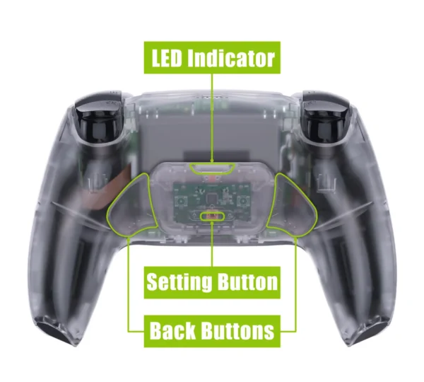 Call Of duty - Back paddles - RGB LED - Custom Wireless Controller for PS5 or PC - Image 7