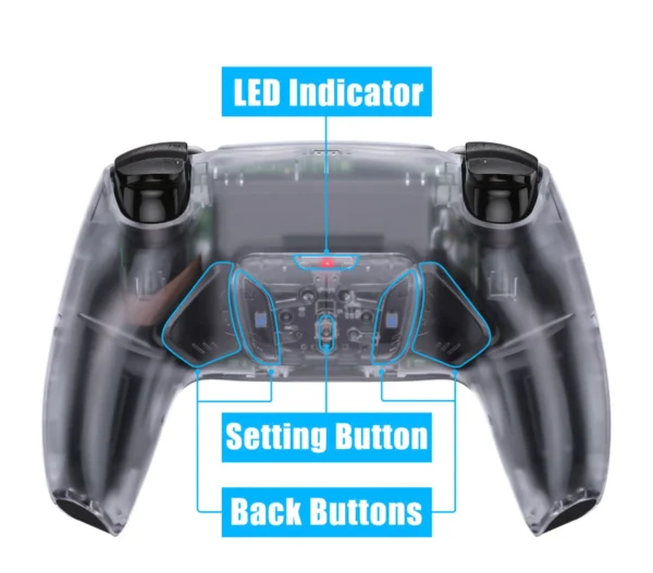 Call Of duty - Back paddles - RGB LED - Custom Wireless Controller for PS5 or PC - Image 6