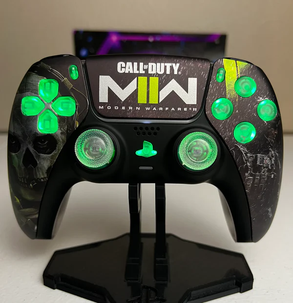 Call Of duty - Back paddles - RGB LED - Custom Wireless Controller for PS5 or PC