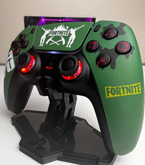 Fortnite - Glow In The Dark - RGB LED - Custom Wireless Controller for PS5 Or PC - Image 5