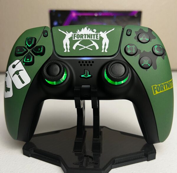 Fortnite - Glow In The Dark - RGB LED - Custom Wireless Controller for PS5 Or PC - Image 2