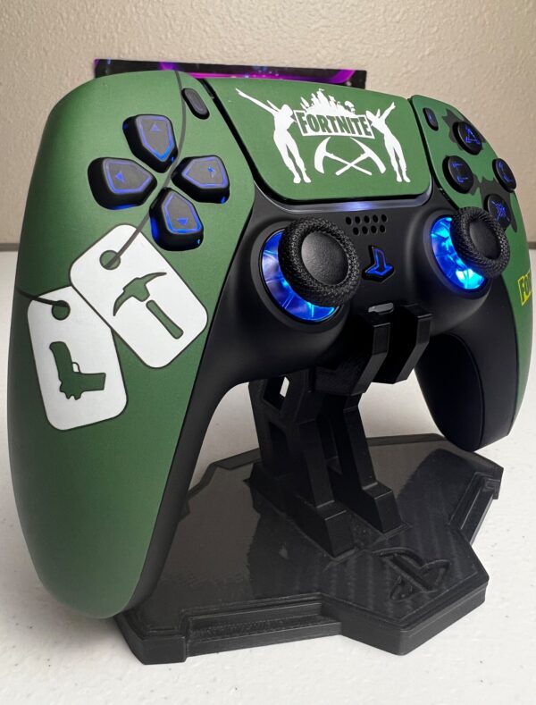 Fortnite - Glow In The Dark - RGB LED - Custom Wireless Controller for PS5 Or PC - Image 3