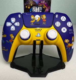 The Simpsons - Homer & Bart Simpson - RGB LED - Custom Controller For PS5 Or PC
