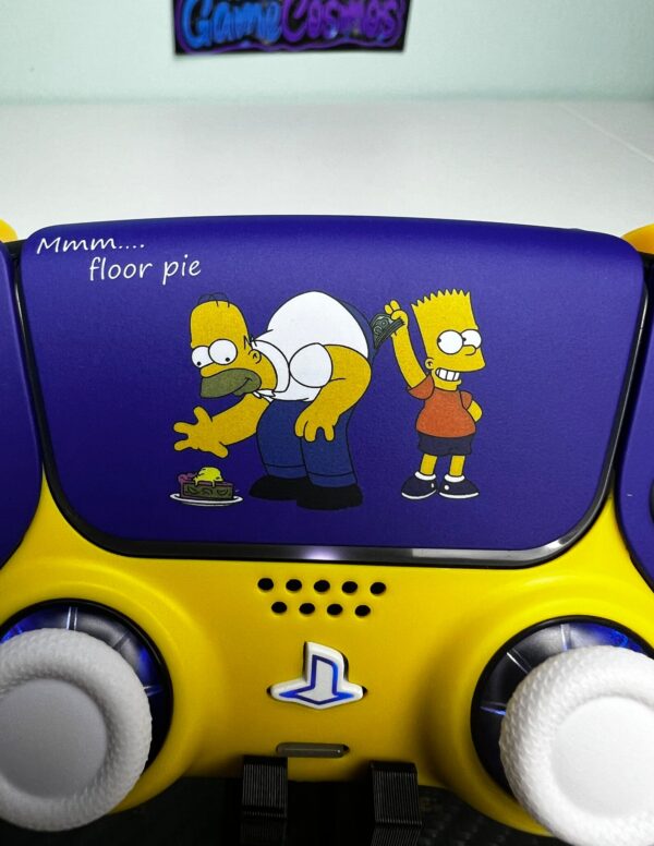 The Simpsons - Homer & Bart Simpson - RGB LED - Custom Controller For PS5 Or PC - Image 5