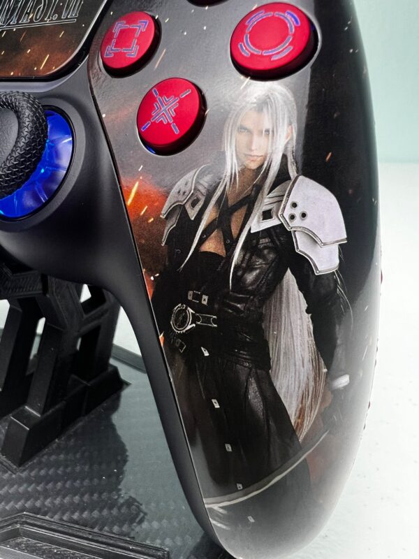 Final Fantasy 7 FF7 Cloud Sephiroth Custom Replacement Shell For PS5 Controller - Image 5