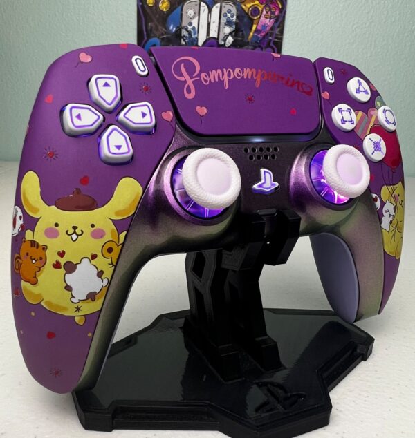 Sanrio Pompompurin - RGB LED - Custom Wireless Controller for PS5 Or PC - Image 3