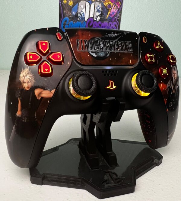 Final Fantasy 7 FF7 Cloud Sephiroth Custom Replacement Shell For PS5 Controller - Image 2