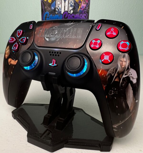 Final Fantasy 7 FF7 Cloud Sephiroth Custom Replacement Shell For PS5 Controller - Image 4