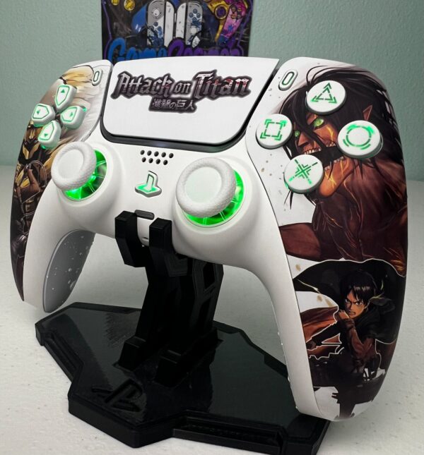 Attack On Titan - RGB LED - Custom Wireless Controller for PS5 Or PC - Image 2