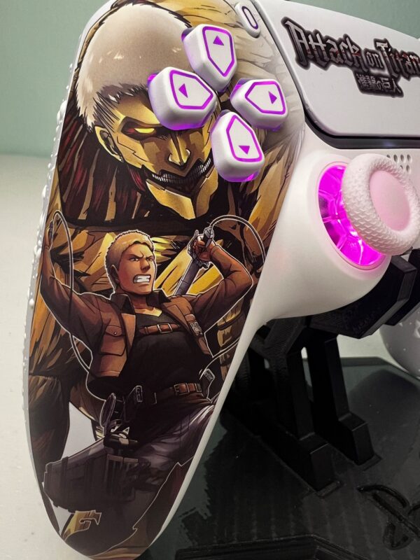 Attack On Titan - RGB LED - Custom Wireless Controller for PS5 Or PC - Image 5