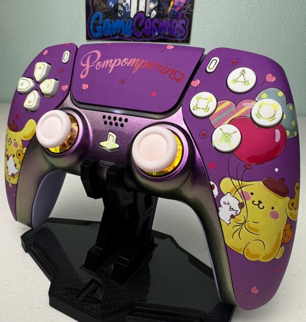 Sanrio Pompompurin - RGB LED - Custom Wireless Controller for PS5 Or PC - Image 5