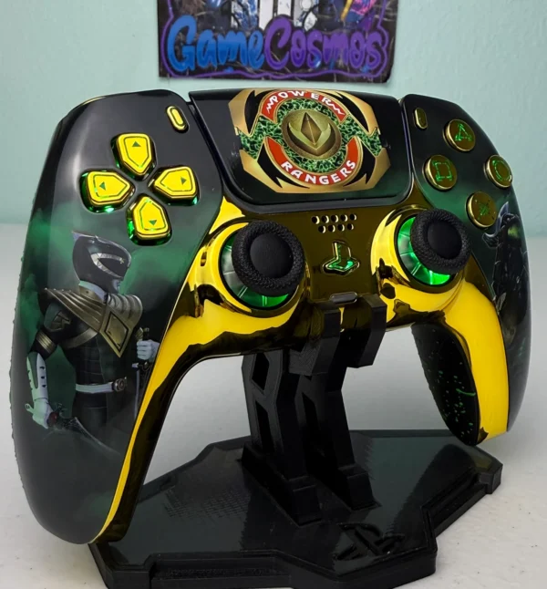 Mighty Morphin Power Rangers - RGB LED - Custom Wireless Controller 4 PS5 Or PC - Image 2