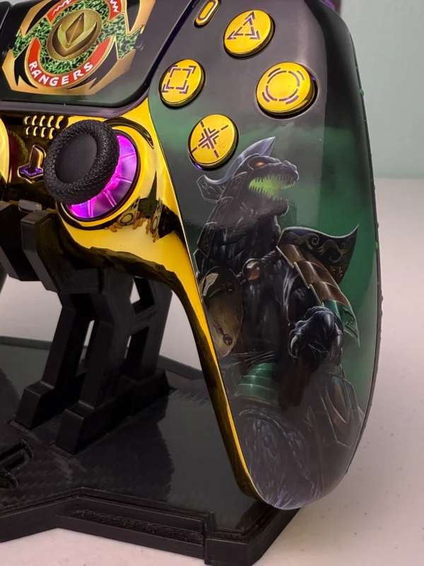Mighty Morphin Power Rangers - RGB LED - Custom Wireless Controller 4 PS5 Or PC - Image 5