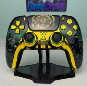 Mighty Morphin Power Rangers - RGB LED - Custom Wireless Controller 4 PS5 Or PC