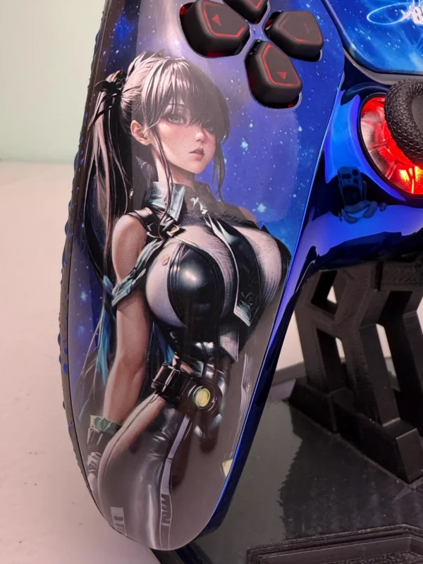 Stellar  Blade Eve - RGB LED - Custom Wireless Controller for PS5 Or PC - Image 4