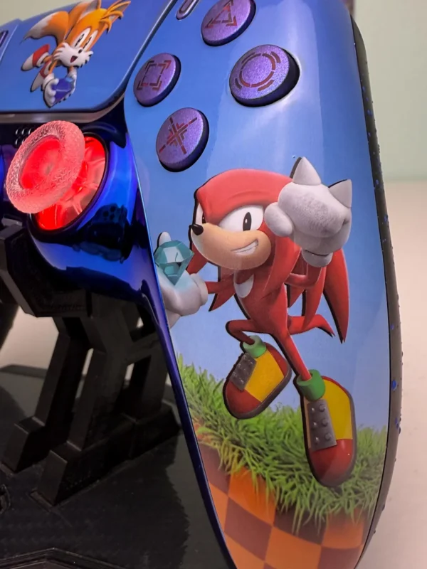 Sonic The Hedgehog - RGB LED - Custom Wireless Controller for PS5 Or PC - Image 3