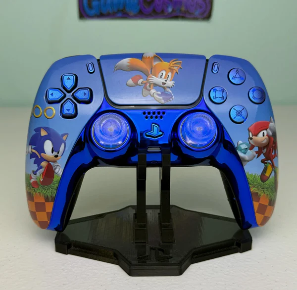 Sonic The Hedgehog - RGB LED - Custom Wireless Controller for PS5 Or PC