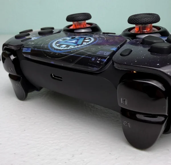 Marvel IronMan In Space - RGB LED - Custom Wireless Controller for PS5 Or PC - Image 6