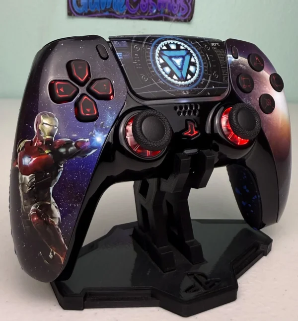 Marvel IronMan In Space - RGB LED - Custom Wireless Controller for PS5 Or PC - Image 2