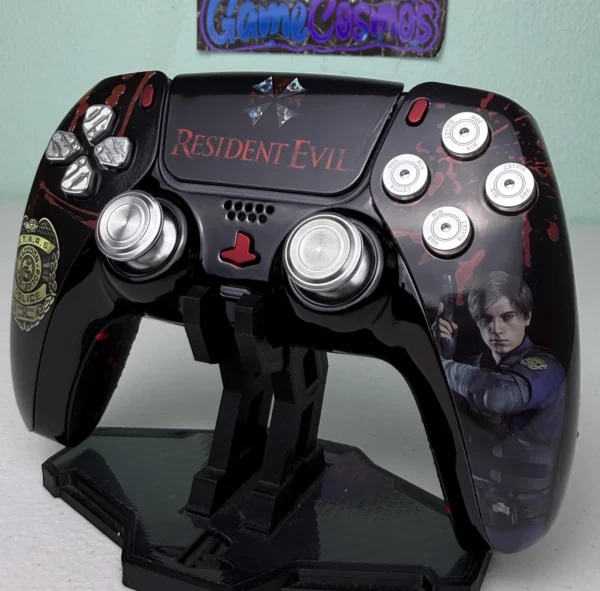 Resident Evil Leon Kennedy - Real Metal - Custom Wireless Controller 4 PS5 Or PC - Image 2