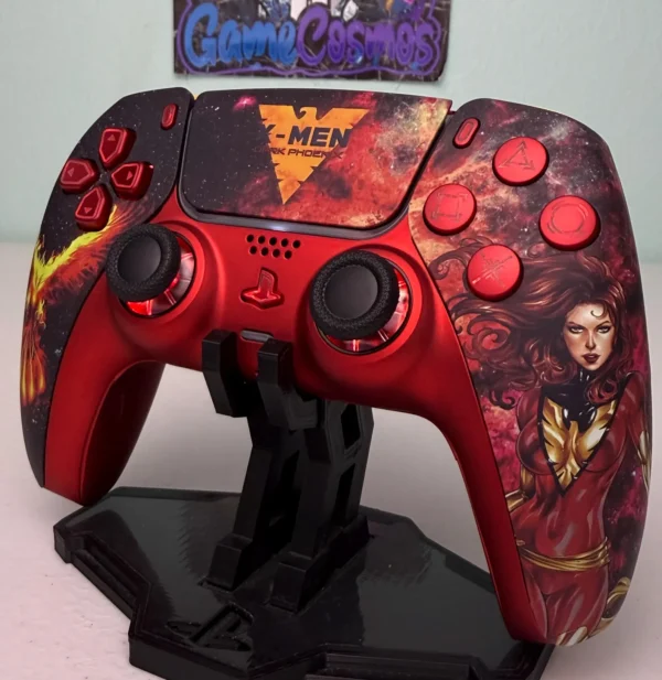 X-Men Dark Phoenix - RGB LED - Custom Wireless Controller for PS5 Or PC - Image 2