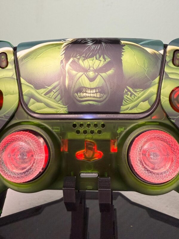 Marvel The Incredible Hulk - RGB LED - Custom Wireless Controller for PS5 Or PC - Image 4