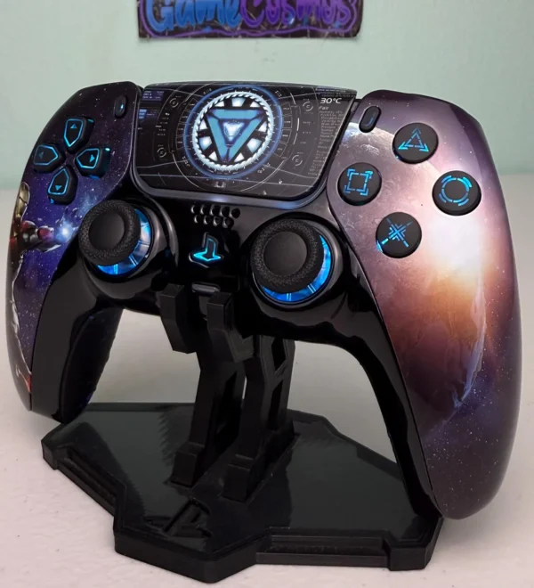 Marvel IronMan In Space - RGB LED - Custom Wireless Controller for PS5 Or PC - Image 5