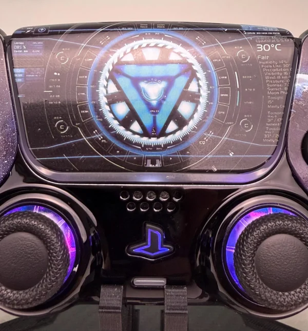 Marvel IronMan In Space - RGB LED - Custom Wireless Controller for PS5 Or PC - Image 4
