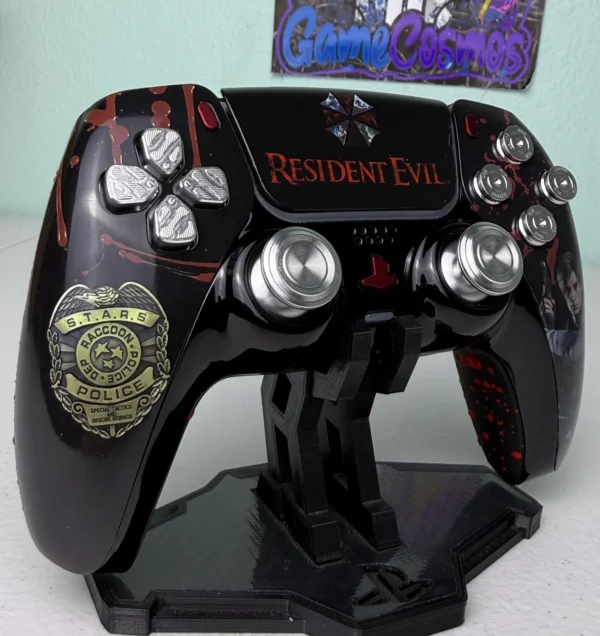 Resident Evil Leon Kennedy - Real Metal - Custom Wireless Controller 4 PS5 Or PC - Image 4