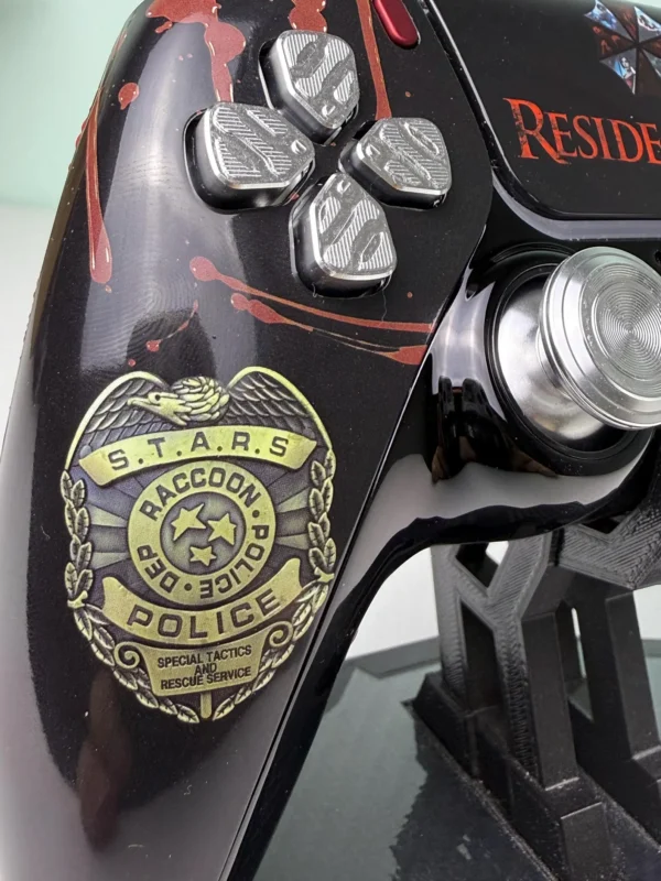 Resident Evil Leon Kennedy - Real Metal - Custom Wireless Controller 4 PS5 Or PC - Image 5